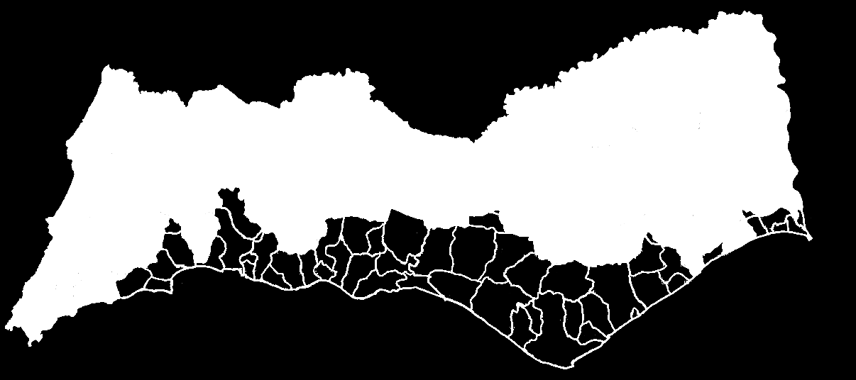 UNIDADES TERRITORIAIS (UT) ESTABELECIDAS NO PROT ALGARVE GIÕES VILA DO BISPO SAGRES ROGIL ALJEZUR BORDEIRA BUDENS RAPOSEIRA ODECEIXE MARMELETE BENSAFRIM BARÃO DE SÃO JOÃO BARÃO DE SÃO MIGUES