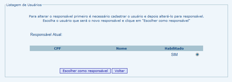 P á g i n a 28 Desbloquear Usuário O sistema bloqueia o usuário no caso de mais de 4 tentativas de acesso inválido.