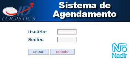 Os usuários(id / NADIR / TRANPORTADORA) ao efetuarem login no sistema, no menu