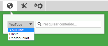 Hospedando Conteúdo Para hospedar arquivos: 1. Na barra de ferramentas de Webconferência, você pode clicar em para hospedar um arquivo. 2.