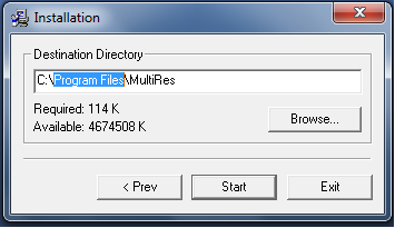 6) Dentro de C:\MultiRes\ executar o aplicativo PL2303_Prolific_DriverInstaller_v1417.