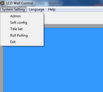 9 Configuração software Sistema operacional compatível: Windows 2000 / NT/ XP/ WIN7/ VISTA Passos para execução do programa: Execute o arquivo LCDWall.exe: 9.