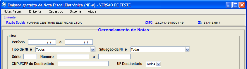 Utilizando o Programa