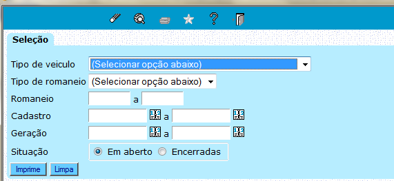 A conferência do romaneio X material deverá ser: número da etiqueta Irapuru + código do material + quantidade.