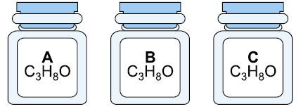 34 (UEM-PR) Dados os compostos: assinale o que for correto. (01) Os compostos I e III são álcoois primários e IV é um álcool secundário. (02) A oxidação do composto I pode fornecer o composto II.