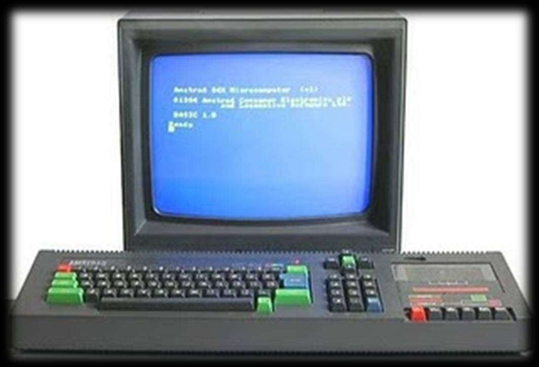 A Amstrad lança em 1984 seu primeiro computador caseiro, o Amstrad (PCW), a marca