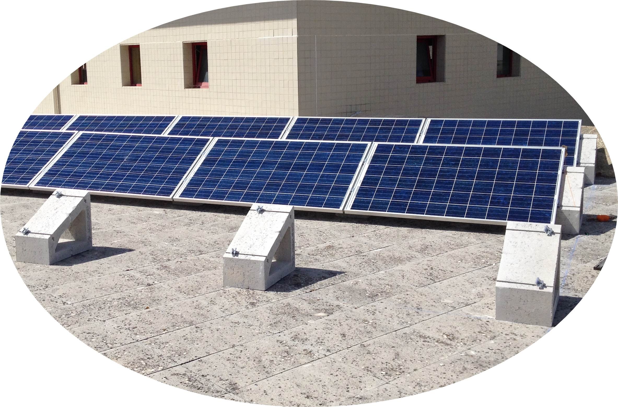 suporta para módulos fotovoltaicos Novo modelo