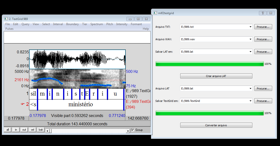 24 / 29 mlf2textgrid Alinha áudio e