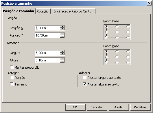 Plano de Fundo Possibilita escolher um plano de fundo para a página, podendo ser uma cor diferente ou uma imagem.