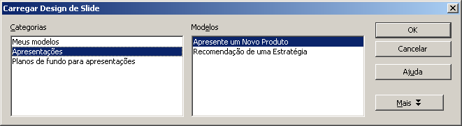 Sem alteração na animação do texto Com a animação Rolar para frente e para trás 11 Design de slides Formata uma apresentação