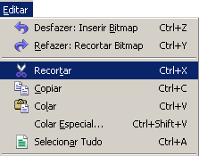 Existem três formas de se recortar um texto: Pelo Menu Na Barra de Menus, entre em Editar Recortar Pelo Teclado Utilize as teclas de atalho (CTRL) (X).