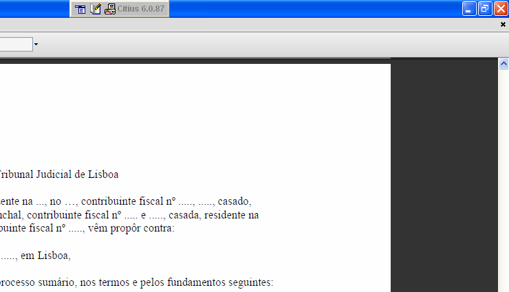 10. Elaborar despacho e consultar o processo em simultâneo É possível elaborar um despacho ou promoção e, em simultâneo, consultar o processo electrónico. Para isso: 1.