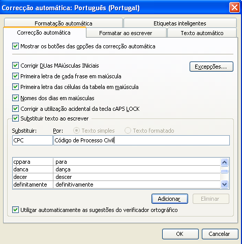 11.4 Utilizar os textos automáticos Para utilizar um texto automático (modelo/minuta de despacho) anteriormente guardado: 1. Colocar o cursor no local em que pretende inserir o texto; 2.