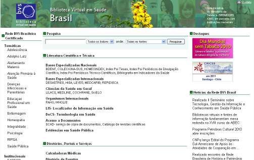 Fonte: Site BVS