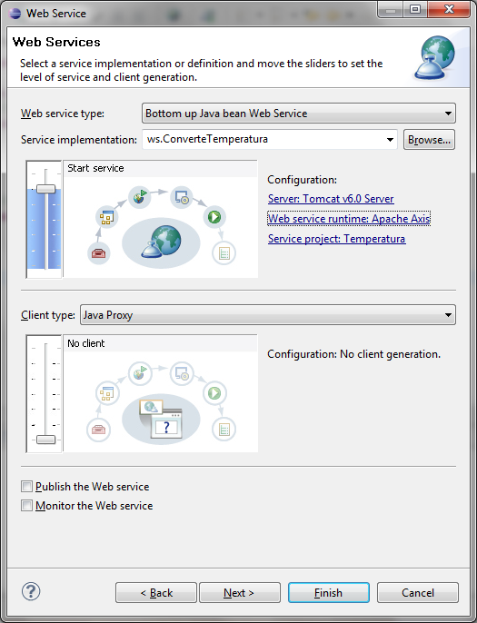 5. TESTANDO O SERVIÇO Com o botão direito clique no projeto: Run -> Run As -> Run on Server Selecione o servidor