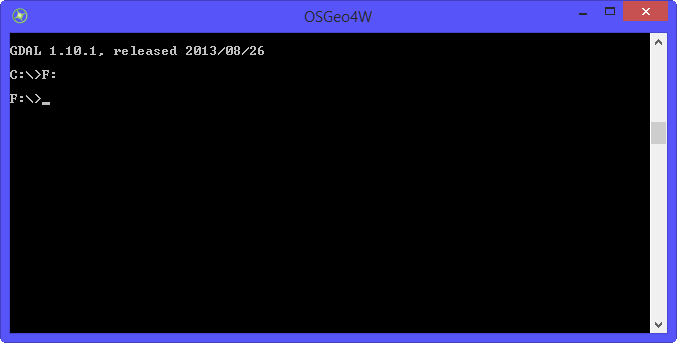 Figura 04. Comando para mudança de unidade de disco no MS-DOS. Para retornar ao drive padrão, basta digitar C: no Prompt da janela. 2.3.