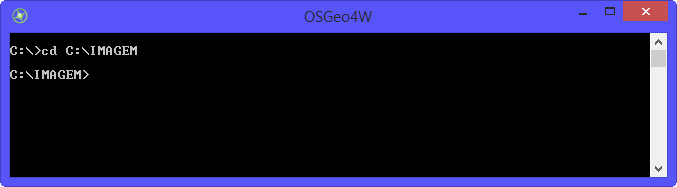 2.4.3 Utilização do programa listgeo Acesse a pasta onde está a imagem Landsat-8. Primeiro, realizamos a Composição Colorida RGB 6/5/4 e agora vamos gerar um arquivo World file para essa imagem.