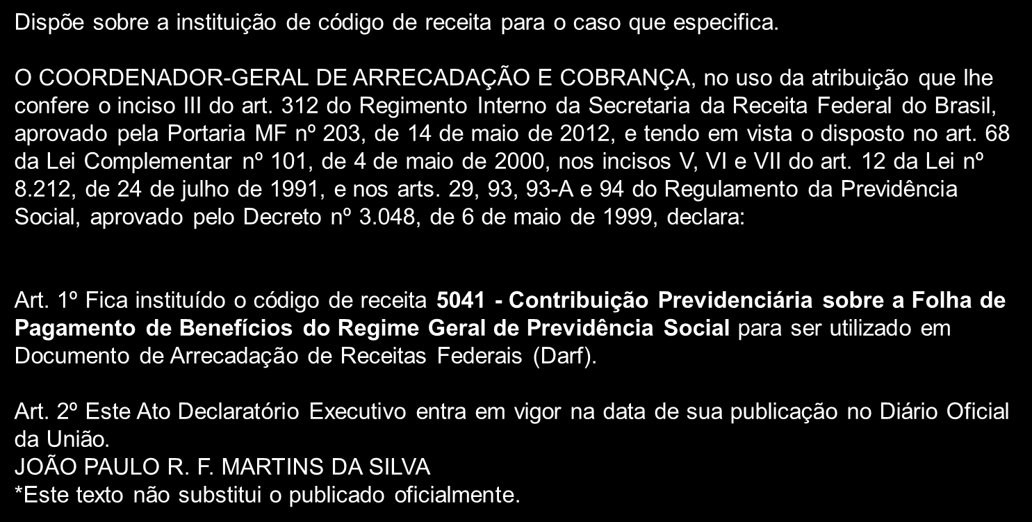 6. Gerando as guias de recolhimento uma nova realidade