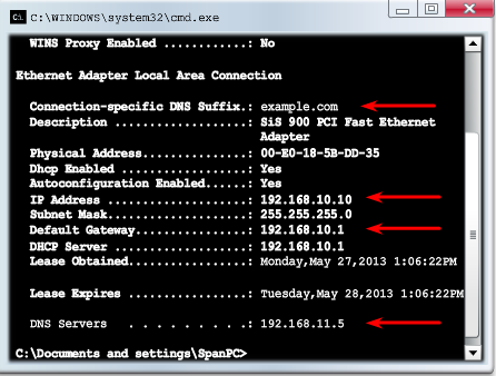 Operação do DHCPv4 Verificando um servidor DHCPv4 Comandos para verificar o DHCP show running-config section