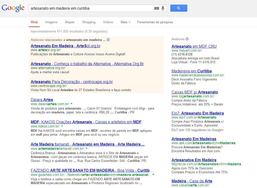 Capturando as buscas do Google ou anúncios