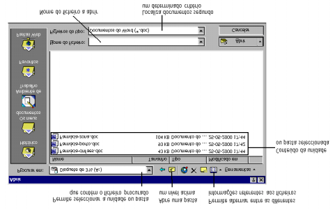 1.3. Trabalhar com vários documentos abertos Depois de abrir os documentos com que se pretende trabalhar, verifica-se a sua presença destes no menu janela. 0 documento activo está assinalado com um!