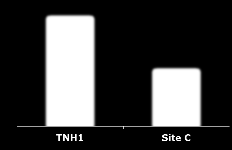 Média Visitas TNH1 x Concorrência 4.287.284 4.619.802 1.639.520 2.358.