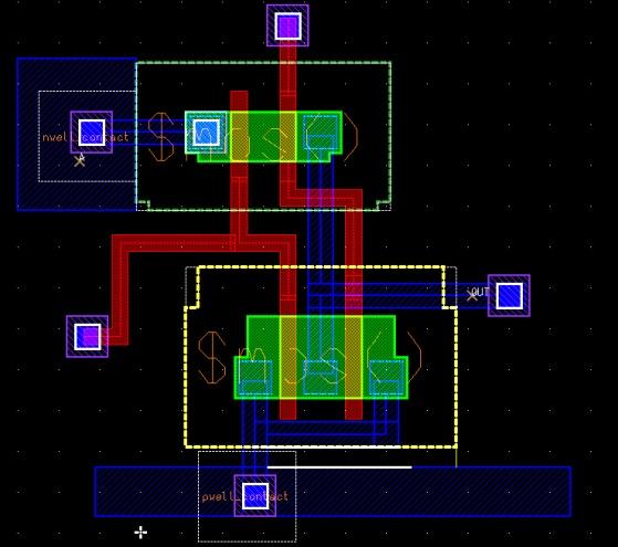 Figura 8: Layout da porta