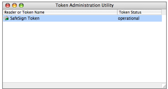 Quando o é inserido o cartão/token, O Token Administration Utility irá aparecer o rótulo (Label), conforme imagem abaixo. 4.