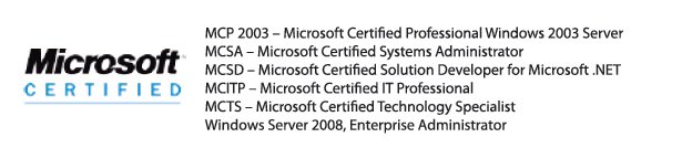 - Microsoft MCP, Microsoft MCP + internet, Microsoft MCSA, Microsoft MSCE+, Novell CNE, Cisco CCNA - Visite nos em: http://pinpoint.microsoft.com/pt-br/partnerdetails.aspx?