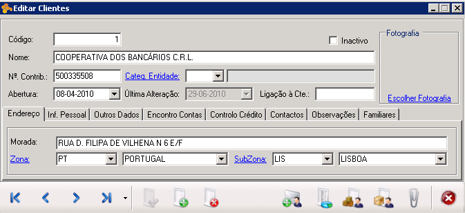 Configurações do vendedor - Eticadata Secção: Código da secção do vendedor no ERP. Os documentos serão associados à secção aqui configurada; Caixa: Conta de caixa associada aos pagamentos.