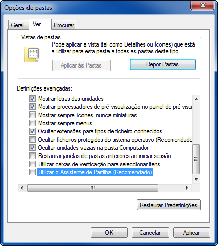 Uso Básico Criar uma Pasta Partilhada Crie uma pasta partilhada para receber o documento no computador de destino.