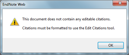 44 9.4 Converter documento em texto CONVERT TO PLAIN TEXT: para criar um novo documento sem os códigos do EndNote Web, clicar em e depois em YES.