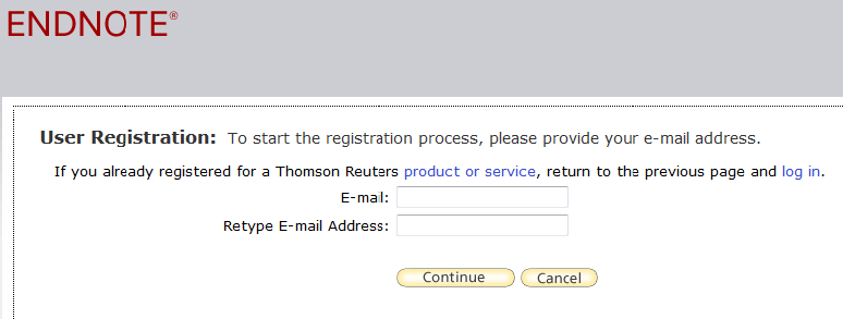 2 REGISTRO PARA ACESSO 5 Se já possuir login e senha para o acesso à plataforma ISI Web of Knowledge (Web of Science), não é necessário fazer o registro, basta usar o mesmo login e senha.