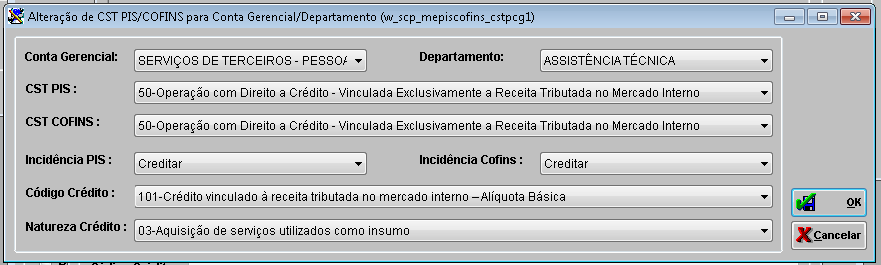 Para efetuar as configurações de exceções, deve se clicar no botão em destaque na Figura 12.