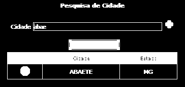 Nos campos onde o ícone permitem que você consulte os dados relativos, ao clicar uma tela de pesquisa será disponibilizada, informe no mínimo uma letra e clique em consultar, clique no ícone para