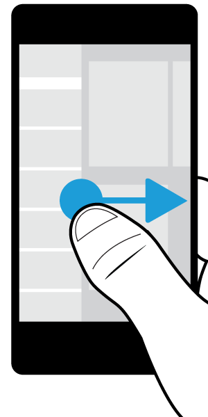 Configuração e aspetos básicos Deslocação no ecrã inicial Para se familiarizar com o ecrã inicial, experimente os seguintes gestos. 1.