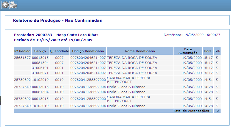 1 Informe a data 6 Clique em continuar 2 Selecione o Executante 4 Selecione tipo de atendimento 5 Selecione o tipo de beneficiário 3 Selecione o Executante complementa r caso haja Figura 28 Gerar