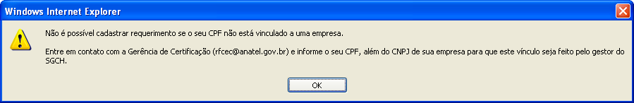 Na tela seguinte, clicar na opção PREENCHER REQUERIMENTO.