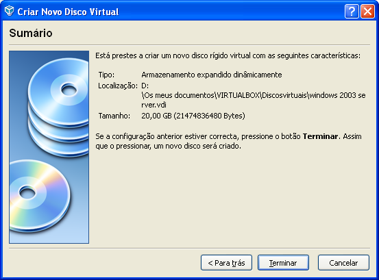 1.3 Colocação do CD Virtual Como o próprio nome indica, um CD Virtual é algo que não existe realmente, é um ficheiro ISSO (International Organization Standardization), que serve para procedermos à