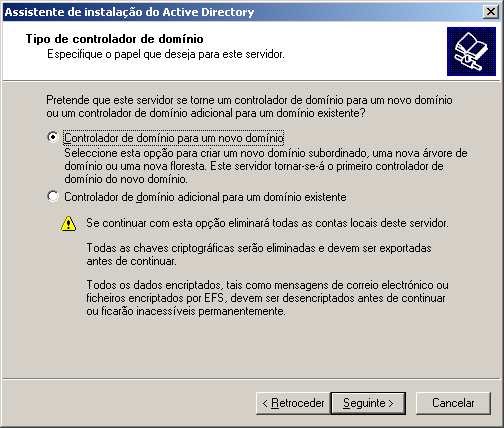 Após clicar em seguinte, aparece-nos esta janela com a compatibilidade do sistema Operativo.