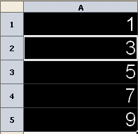 Exemplo: A1:A10 é um intervalo de células que contém os números de 2000 a 2009. A célula B1 contém o número 2006. Na célula B2, você insere a fórmula: =CONT.SE(A1:A10;2006) - retorna 1 =CONT.