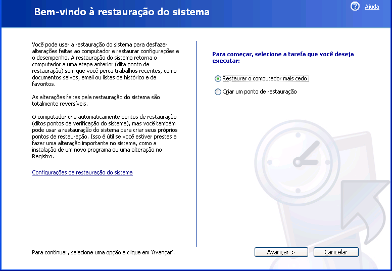 Veja imagem representativa de ferramenta de sistema: Desfragmentador de disco Quando apagamos arquivos ou programas do computador, a área que o continha fica livre, porém, este espaço será lido