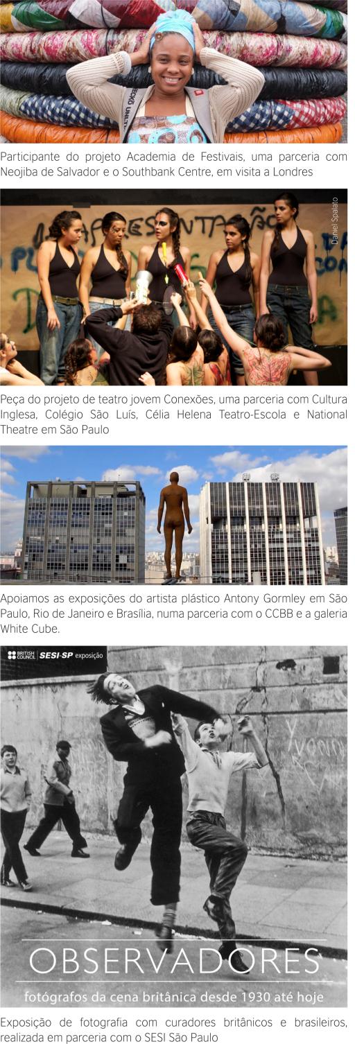 Transform atua em 7 áreas: artes visuais & museus, cinema, dança, economia criativa, literatura, música e teatro No