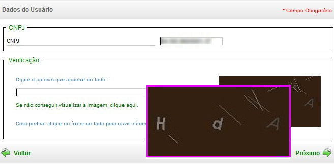 4.Perfis/Solicitar acesso Ao escolher a atuação preponderante Educação, o solicitante é transferido ao Sistema de Segurança Digital - SSD.