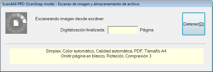 O padrão do modo de digitalização (lado digitalizado) ao pressionar o botão [Scan] pode diferir dependendo dos scanners conectados, da seguinte maneira: Quando o scanner conectado estiver equipado