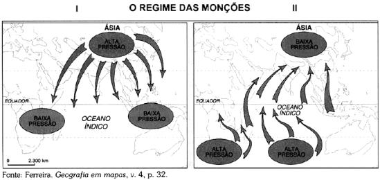 33 - (Puc PR) Considere o mapa-múndi levando em conta as questões climáticas e assinale a única expressão que justifica a frase abaixo: Na Península Escandinava a insolação anual é reduzida e as