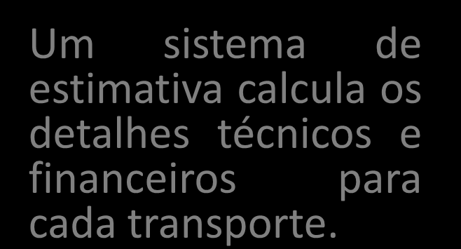 Sistemas de Apoio à Decisão Um sistema de estimativa