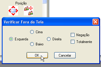 Figura 33 - Tela de configuração do jogo. Com a quantidade de jogadores definida, um evento de passo é adicionado para a entidade bola.