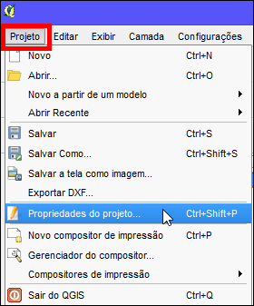 2.4.2 Transformação On the fly para UTM 23 S Sabemos que a camada dos estados está referenciada no sistema geográfico, porém, nosso objeto é visualizar as coordenadas do mapa no Sistema Plano UTM.