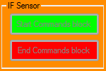 Expression: Permite a inserção de uma expressão usando uma variável. Println: Função para exibir valores no serial monitor, sendo possível adicionar um prefixo, e uma variável ou sensor.